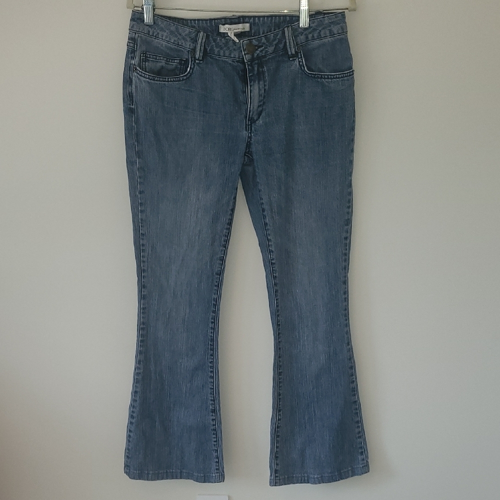 Vintage BCBGeneration Blue Flare Wide Leg Jeans